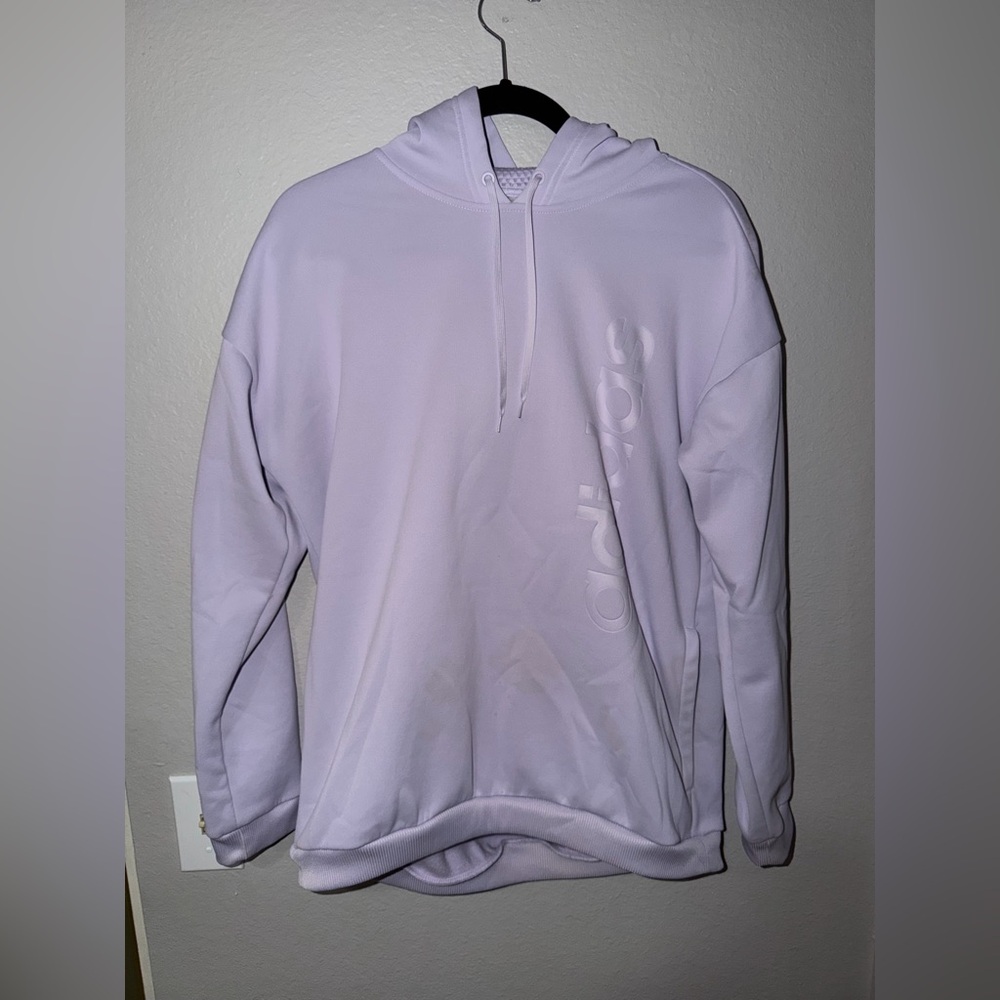 ADIDAS Lavender Purple Active Workout Hoodie - Medium - Climawarm